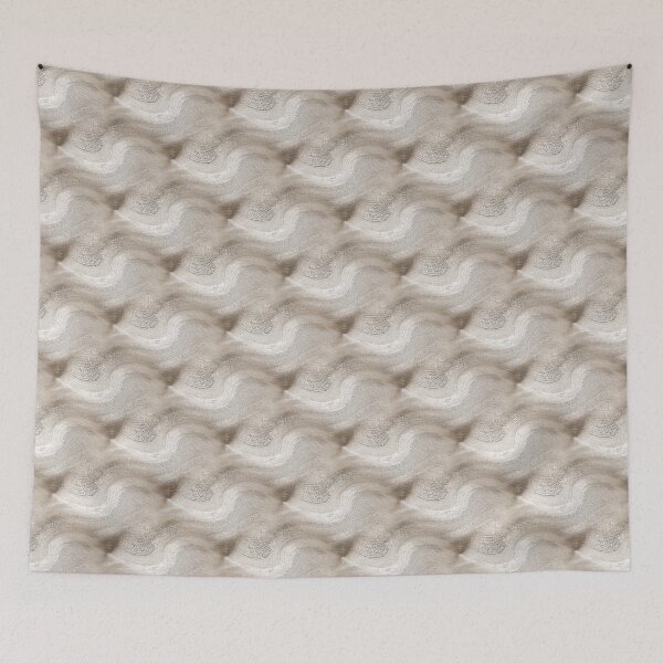 Item preview, Landscape Sandbox Abstract Pattern in Muted Beige designed and sold by Artistestella.
