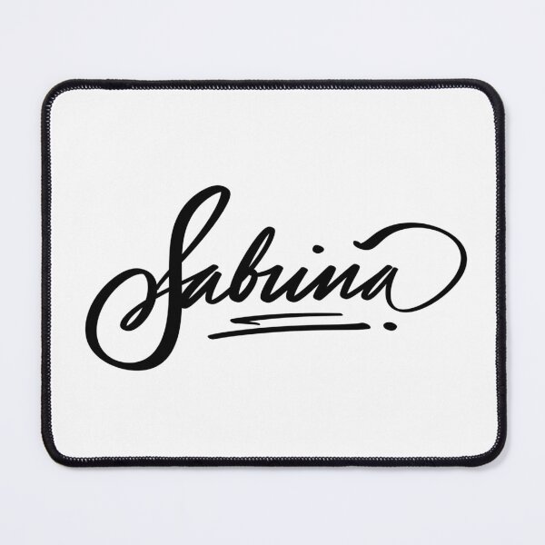 Item preview, Sabrina Name Calligraphy Sticker designed and sold by artbyjadmercph.