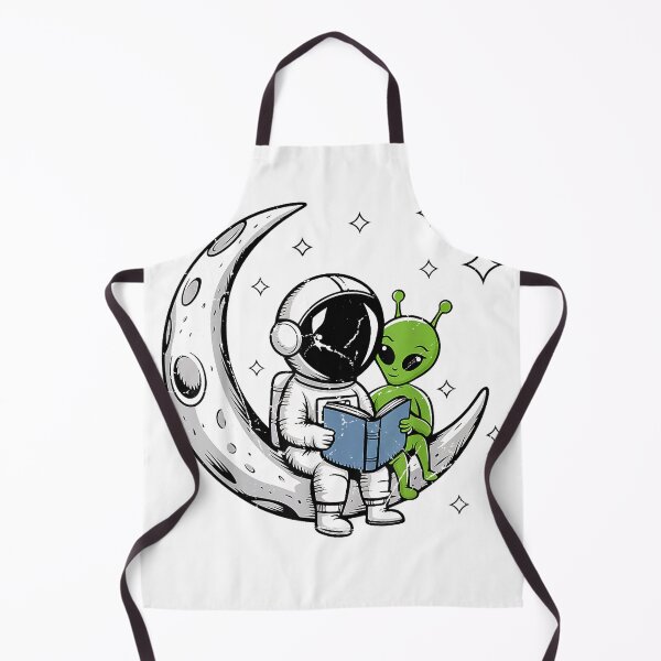 Item preview, Astronaut Reading Book to Alien Moon Space Astronomy T-Shirt designed and sold by NFTaletellers.