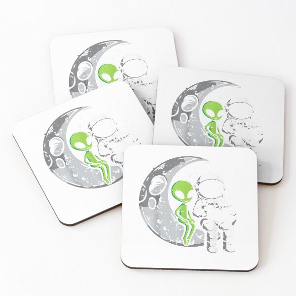 Item preview, Astronaut Reading Book to Alien Moon Space Women Kids Men T-Shirt designed and sold by JJLetterDesigns.
