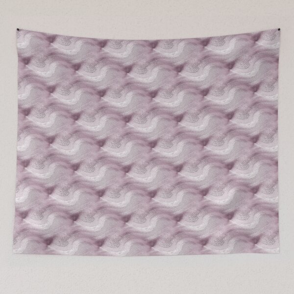 Item preview, Landscape Sandbox Abstract Pattern in Muted Pink designed and sold by Artistestella.