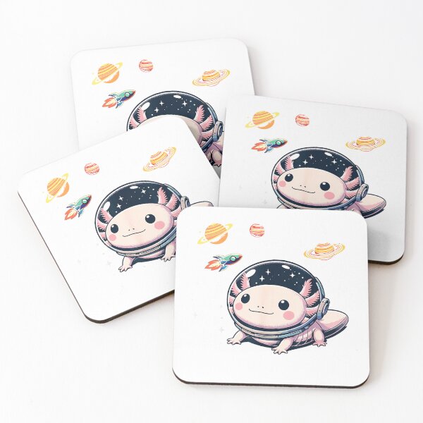 Artikelvorschau, Axolotl Kawaii Niedliche Axolotl Astronaut Planeten Weltraum T-Shirt entworfen und verkauft von Voila-creative.