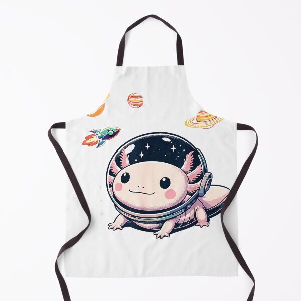 Item preview, Axolotl Kawaii Cute Axolotls Astronaut Planets Space T-Shirt designed and sold by Voila-creative.