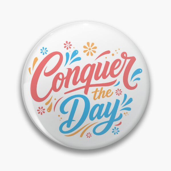Item preview, Conquer the Day designed and sold by Verse & Vibes.