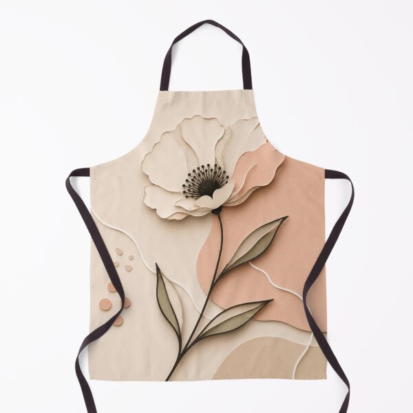 Item preview, Minimal White Flower Paper Cut Botanical Illustration designed and sold by Siti Hoiriyah.