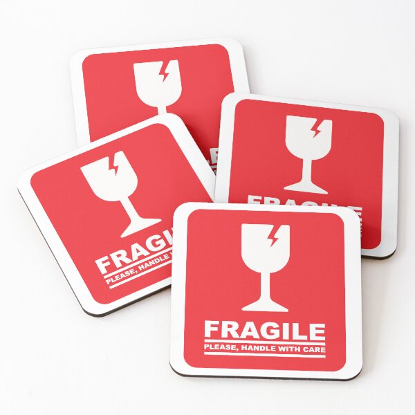 Item preview, Fragile Please Handle With Care Sticker Pack designed and sold by UI Expert.