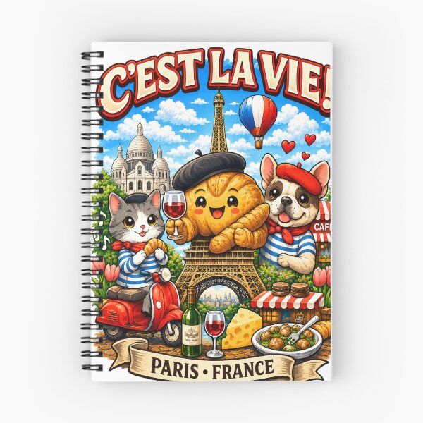 Item preview, This is Life in Paris – Kawaii Illustration France designed and sold by Cifi64.