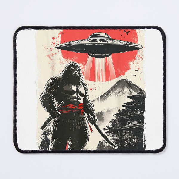 Item preview, Bigfoot Samurai UFO Japan T-Shirt designed and sold by SavsMerch.