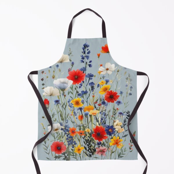 Item preview, Vibrant Wildflower Meadow Floral Illustration designed and sold by RahniNM.