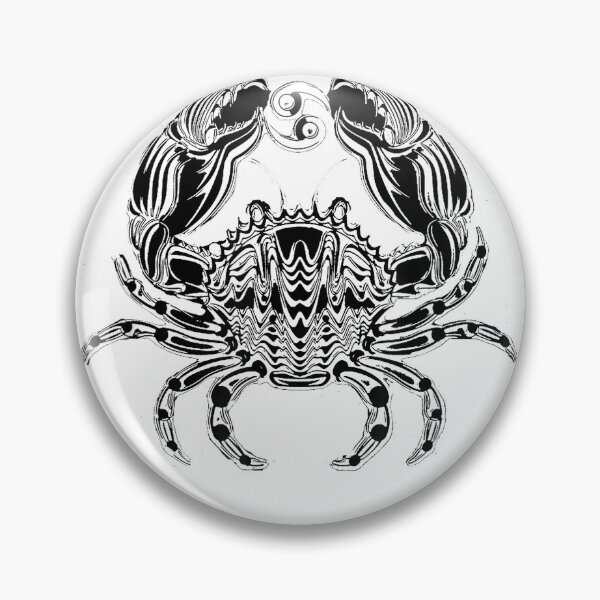 Item preview, Cancer Crab Zodiac Astrology Yin Yang Sign T-Shirt designed and sold by Badriiiii.