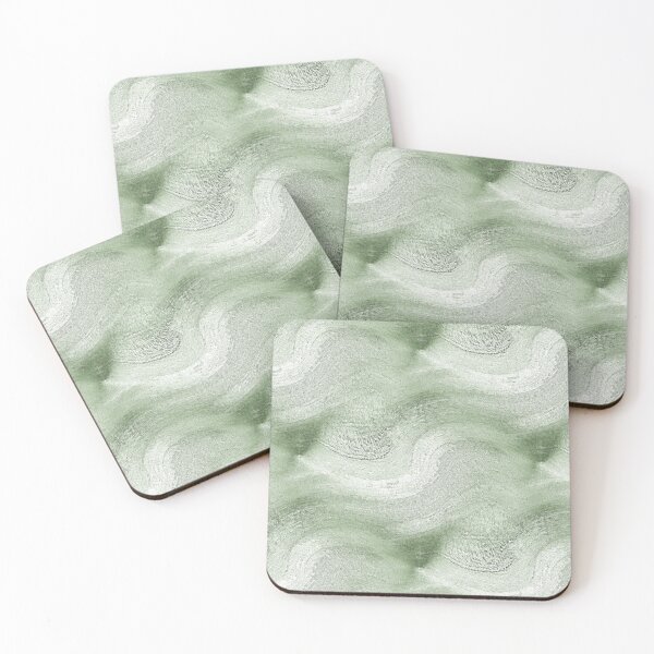 Item preview, Landscape Sandbox Abstract Pattern in Muted Green designed and sold by Artistestella.