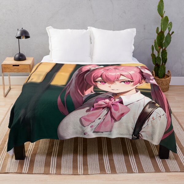 Item preview, Mine Akame Ga Kill School Style Pink Smile designed and sold by B5fivemerch.