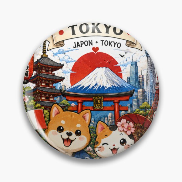 Item preview, Japan Tokyo – Land of the Rising Sun Kawaii designed and sold by Cifi64.