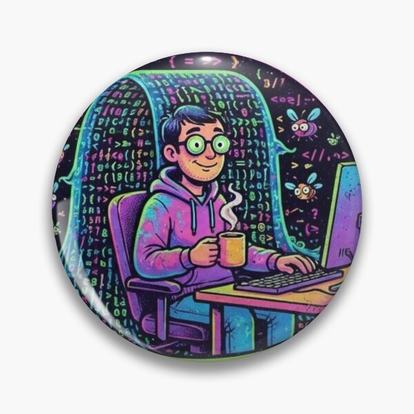 Item preview, Funny Senior Developer Gift Coding Humor Coffee and Pizza Programmer Design designed and sold by thoughtswear.