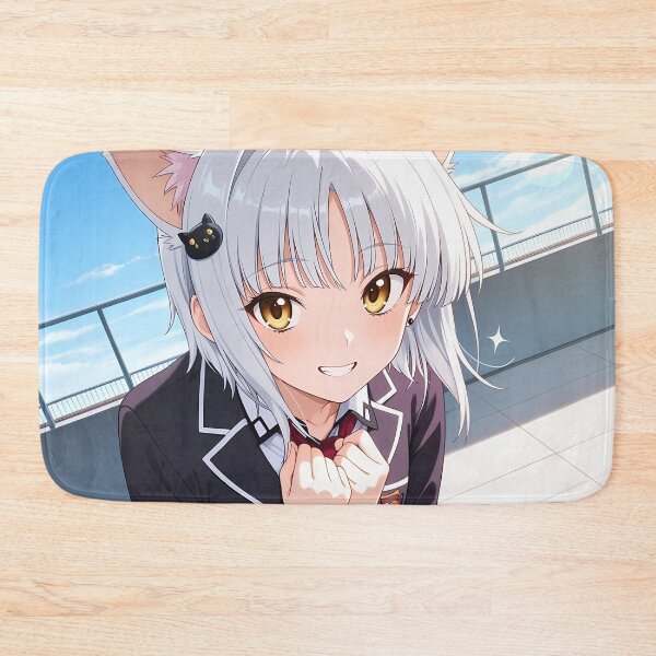Item preview, Koneko Toujou High School DxD Cat Ear Rooftop Excited Smile designed and sold by B5fivemerch.
