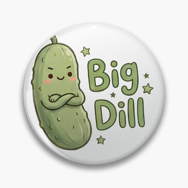 Item preview, Big Dill Pickle punny sticker designed and sold by RGB-crayon.