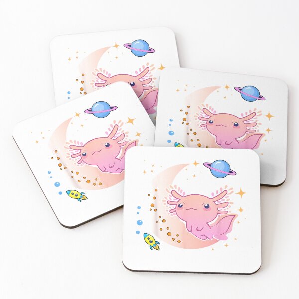 Item preview, Cute Space Axolotl-Shirt Kids Teen Girl Kawaii Pastel Goth T-Shirt designed and sold by Cafe18.