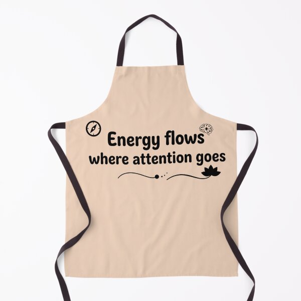Item preview, Energy Flows Where Attention Goes Cute Typography Manifestation Quote designed and sold by MarJul.