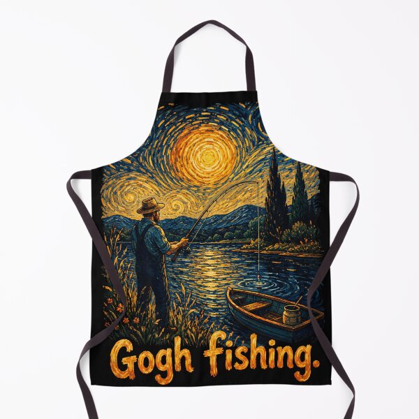 Item preview, Swirly Night Fishing Funny Fisherman Gifts designed and sold by JerdbordinShop.