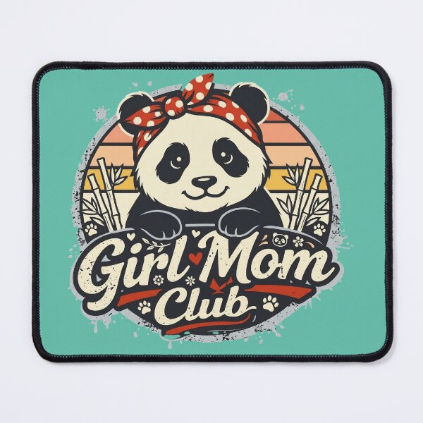 Item preview, Girl Mom Club - Cute Panda designed and sold by GraphicVibe Designs.