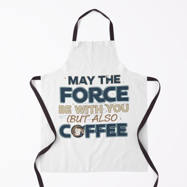 Item preview, Coffe T-shirt "MAY THE FORCE BE WITH YOU (BUT ALSO COFFEE" designed and sold by PT PROJECT.