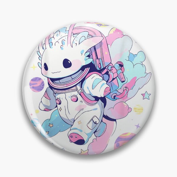 Item preview, Cute Space Galaxy Axolotl Pastel Goth Aesthetic Nu Goth T-Shirt designed and sold by ShadowPlace.