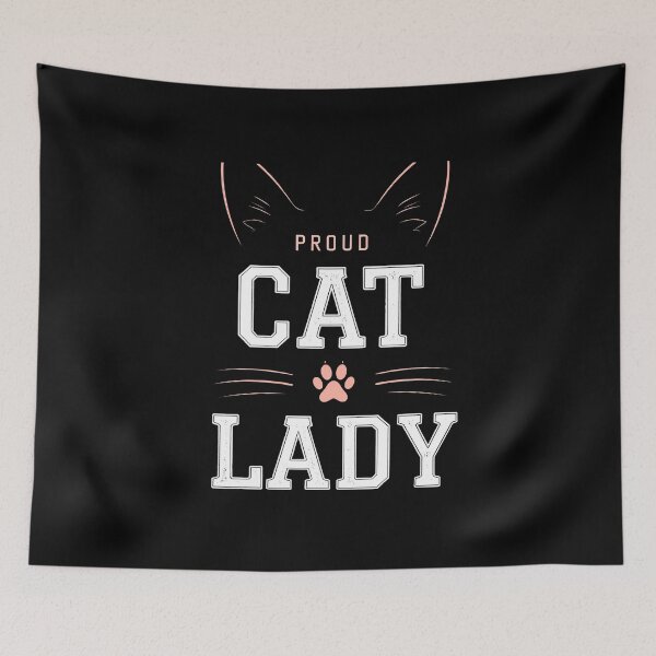 Aperçu de l'œuvre Fière dame aux chats créée et vendue par Pastelfiyastore.