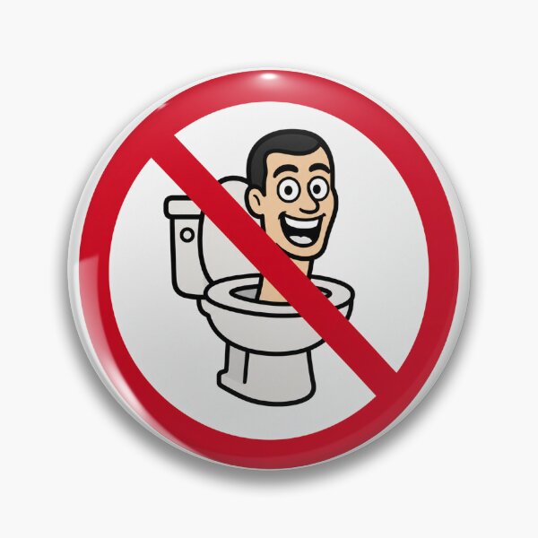 Item preview, No Skibidi Toilet Funny Anti Skibidi Meme Design designed and sold by MonkiFlipp.