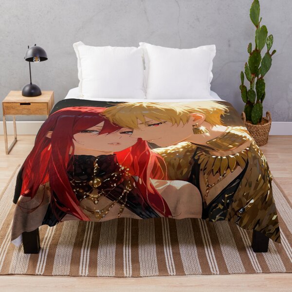 Item preview, Gilgamesh Fate Stay Night Royal Gold Night Scene designed and sold by B5fivemerch.