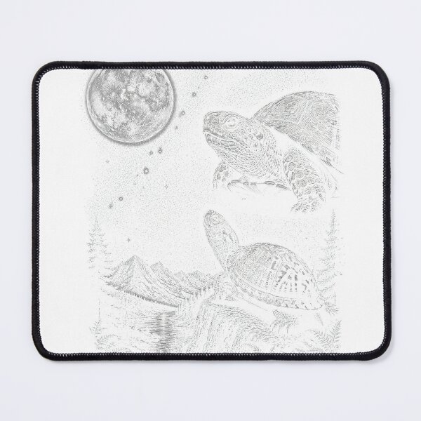 Item preview, Eastern Box Turtle Howling to the Moon 90's Retro T-Shirt designed and sold by bauchbryan.