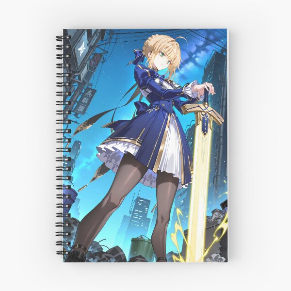 Item preview, Saber Fate Stay Night Neon Knight Sword City Night designed and sold by B5fivemerch.