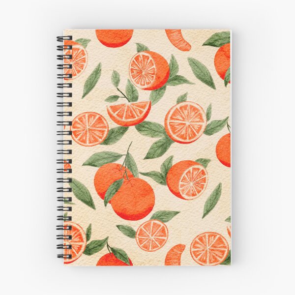 Item preview, Vintage Watercolor Citrus Orange Seamless Pattern designed and sold by LafinaArt.