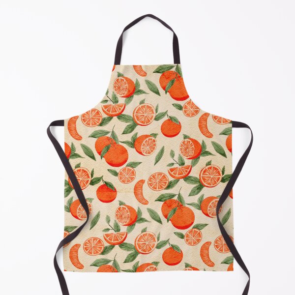 Item preview, Vintage Watercolor Citrus Orange Seamless Pattern designed and sold by LafinaArt.