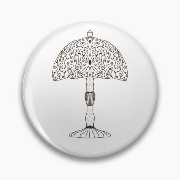 Item preview, Tiffany lamp freehand design designed and sold by ladybugkey.