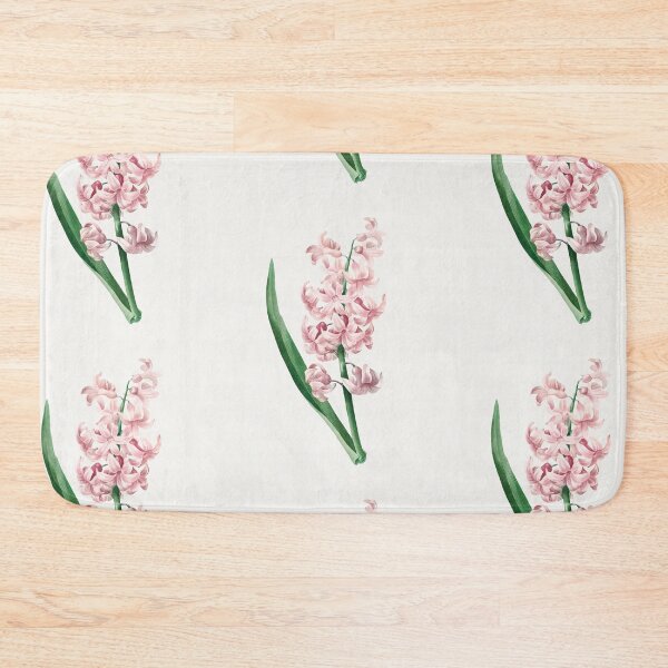 Item preview, Pink Hyacinth Flowers Vintage Botanical Illustration designed and sold by TheRetroArtRoom.