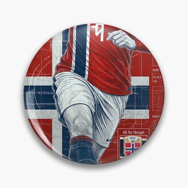 Item preview, Erling Haaland red designed and sold by andreisky.