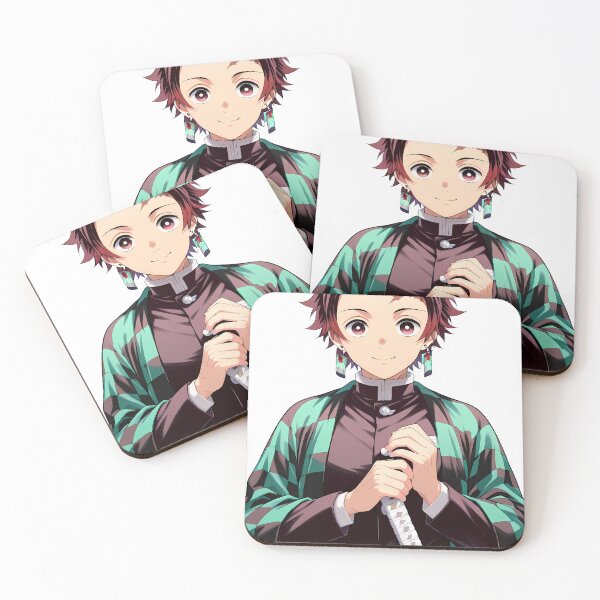 Item preview, Tanjiro Kamado Demon Slayer Clean Portrait Calm Symmetry designed and sold by SubtextandSass.