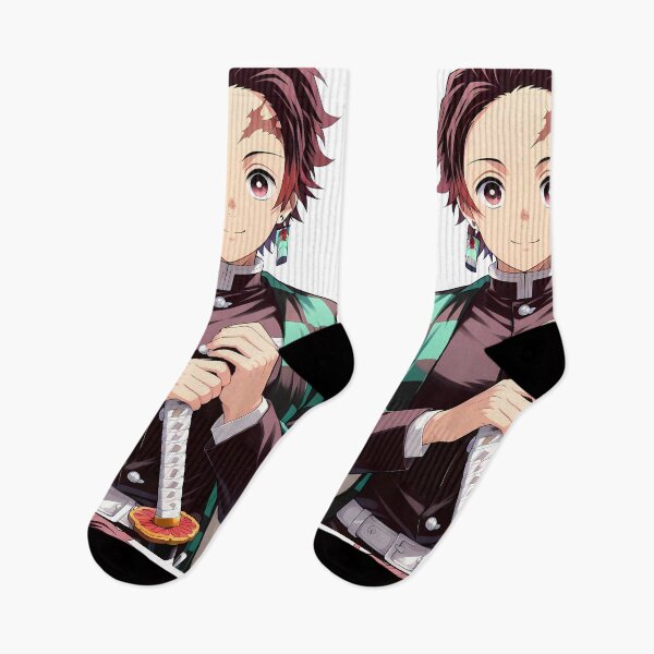 Item preview, Tanjiro Kamado Demon Slayer Clean Portrait Calm Symmetry designed and sold by SubtextandSass.