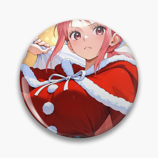 Item preview, Rebecca One Piece Christmas Santa Cheer Pink Hair designed and sold by SubtextandSass.