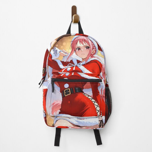 Item preview, Rebecca One Piece Christmas Santa Cheer Pink Hair designed and sold by SubtextandSass.