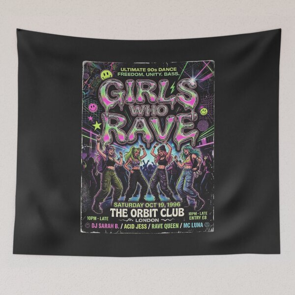Item preview, Girls Who Rave 1996 Dance designed and sold by SplashTastic.