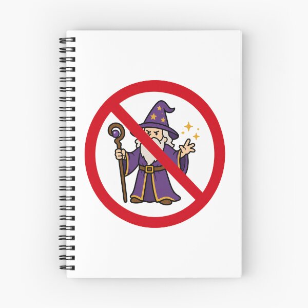 Item preview, No Wizard Funny Anti Wizard Fantasy Design designed and sold by MonkiFlipp.