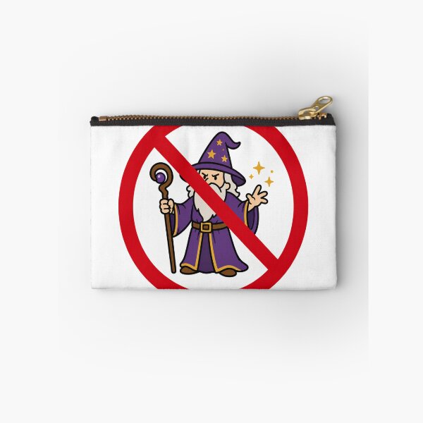 Item preview, No Wizard Funny Anti Wizard Fantasy Design designed and sold by MonkiFlipp.