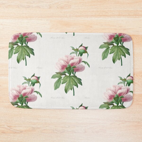 Item preview, Peony Flowers Vintage Botanical Illustration designed and sold by TheRetroArtRoom.