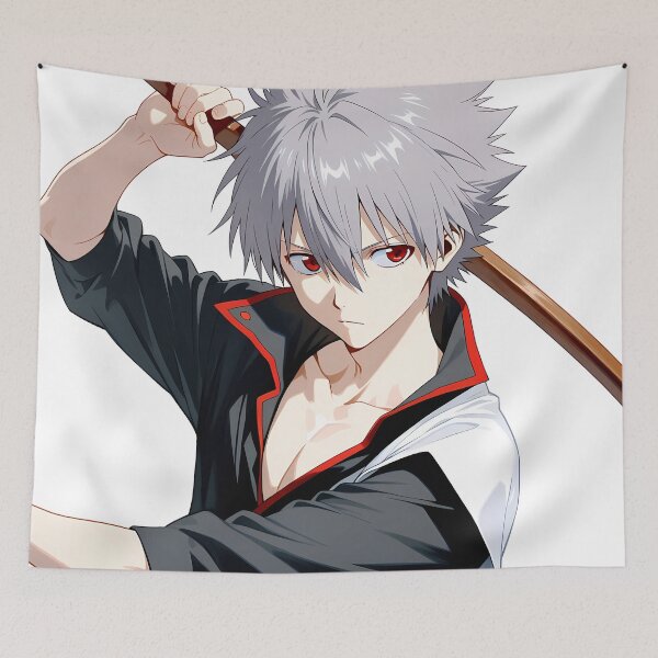 Item preview, Kaworu Nagisa Neon Genesis Evangelion Intense Red Eye Motion designed and sold by SubtextandSass.