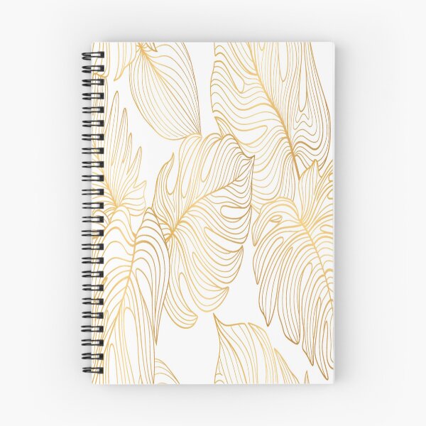 Item preview, Golden Frond: Elegant Minimalist Tropical Pattern designed and sold by LiveLearnCreate.