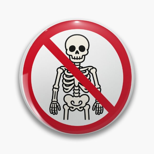 Item preview, No Skeleton Funny Anti Skeleton Halloween Design designed and sold by MonkiFlipp.
