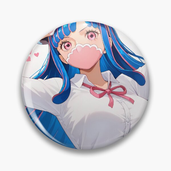 Item preview, Ulti One Piece Pink Horn Mask Playful Anime Girl designed and sold by SubtextandSass.
