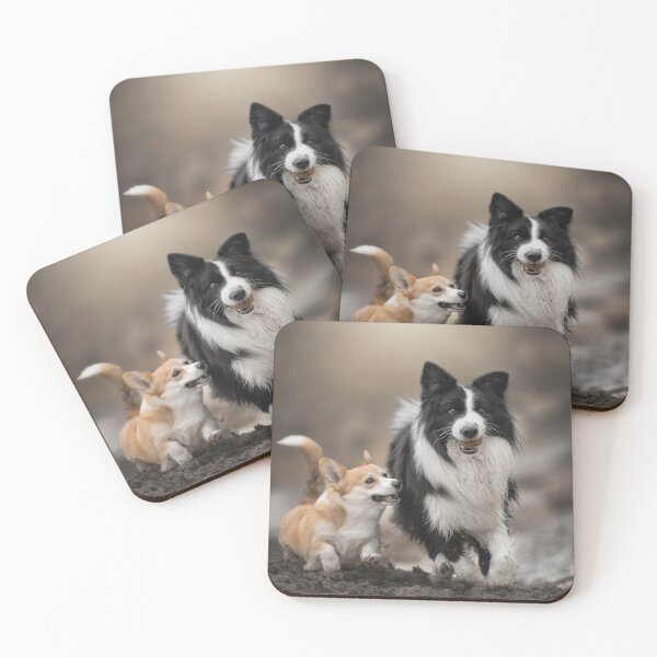 Item preview, Corgi and Border Collie Run designed and sold by dedakota.