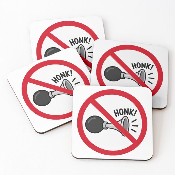Item preview, No Honking Funny Anti Honk Car Horn Design designed and sold by MonkiFlipp.